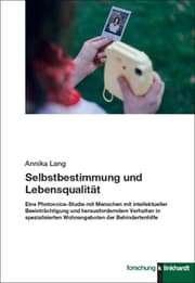 Cover von Selbstbestimmung und Lebensqualität
