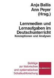 Cover von Lernmedien und Lernaufgaben im Deutschunterricht