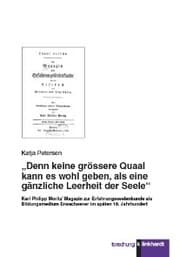 Cover von 'Denn keine grössere Quaal kann es wohl geben, als eine gänzliche Leerheit der Seele'