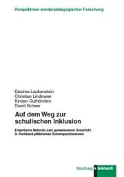 Cover von Auf dem Weg zur schulischen Inklusion