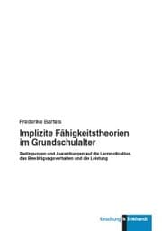 Cover von Implizite Fähigkeitstheorien im Grundschulalter
