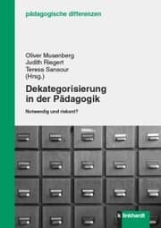 Cover von Dekategorisierung in der Pädagogik