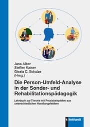 Cover von Die Person-Umfeld-Analyse in der Sonder- und Rehabilitationspädagogik.