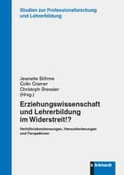 Cover von Erziehungswissenschaft und Lehrerbildung im Widerstreit!?