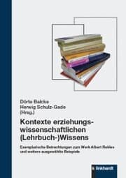 Cover von Kontexte erziehungswissenschaftlichen (Lehrbuch-)Wissens