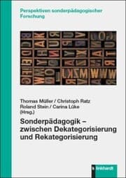 Cover von Sonderpädagogik - zwischen Dekategorisierung und Rekategorisierung
