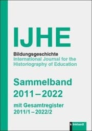 Cover von IJHE Bildungsgeschichte