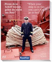 Cover von 'Wenn dein Schiff brennt, gehst du nicht ins Bett'/'When your ship is on fire, you can't just go to bed!'