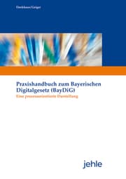 Cover von Praxishandbuch zum Bayerischen Digitalgesetz (BayDiG)