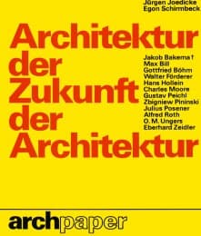 Cover von Architektur der Zukunft - Zukunft der Architektur