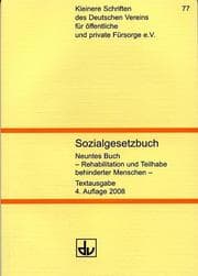 Cover von Sozialgesetzbuch Neuntes Buch (SGB IX)