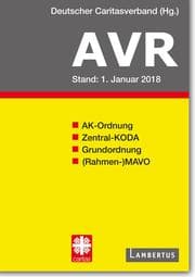 Cover von Richtlinien für Arbeitsverträge in den Einrichtungen des Deutschen Caritasverbandes (AVR)