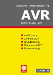 Cover von Richtlinien für Arbeitsverträge in den Einrichtungen des Deutschen Caritasverbandes (AVR)