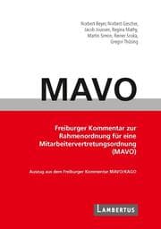 Cover von Handbuch MAVO-Kommentar