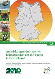 Cover von Auswirkungen des rezenten Klimawandels auf die Fauna in Deutschland