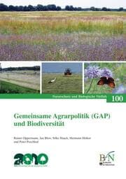 Cover von Gemeinsame Agrarpolitik (GAP) und Biodiversität
