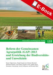 Cover von Reform der Gemeinsamen Agrarpolitik (GAP) 2013 und Erreichung der Biodiversitäts- und Umweltziele