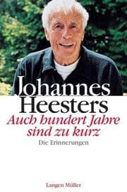 Cover von Auch hundert Jahre sind zu kurz