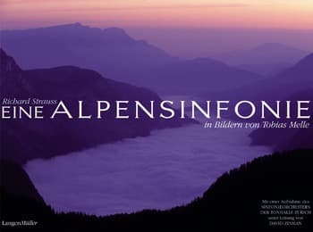Cover von Eine Alpensinfonie in Bildern von Thomas Melle
