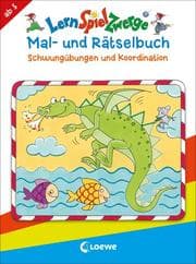 Cover von LernSpielZwerge - Mal- und Rätselbuch - Schwungübungen und Koordination