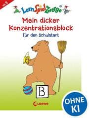 Cover von LernSpielZwerge - Mein dicker Konzentrationsblock für den Schulstart
