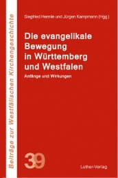 Cover von Die evangelikale Bewegung in Württemberg und Westfalen