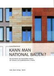 Cover von Kann man national bauen?