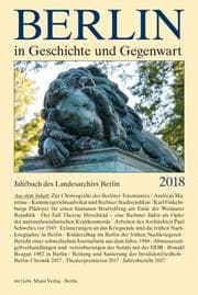 Cover von Berlin in Geschichte und Gegenwart