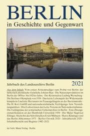 Cover von Berlin in Geschichte und Gegenwart