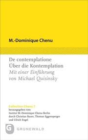 Cover von De contemplatione / Über die Kontemplation