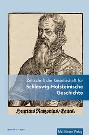 Cover von Zeitschrift der Gesellschaft für Schleswig-Holsteinische Geschichte