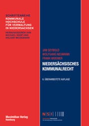 Cover von Niedersächsisches Kommunalrecht