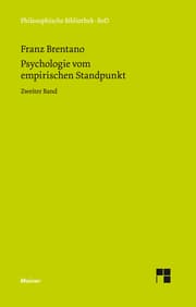 Cover von Psychologie vom empirischen Standpunkt 2