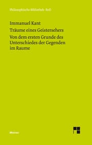 Cover von Träume eines Geistersehers
