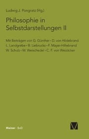 Cover von Philosophie in Selbstdarstellungen