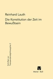 Cover von Die Konstitution der Zeit im Bewusstsein