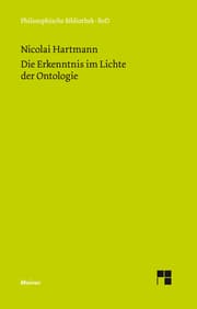 Cover von Die Erkenntnis im Lichte der Ontologie