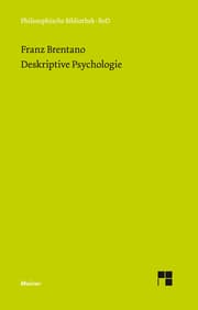 Cover von Deskriptive Psychologie