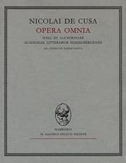 Cover von Nicolai de Cusa Opera omnia