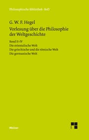 Cover von Vorlesungen über die Philosophie der Weltgeschichte