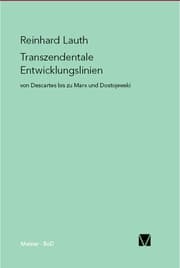 Cover von Transzendentale Entwicklungslinien von Descartes bis zu Marx und Dostojewski