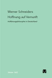 Cover von Hoffnung auf Vernunft