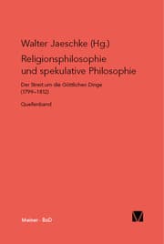 Cover von Religionsphilosophie und spekulative Theologie / Religionsphilosophie und spekulative Theologie