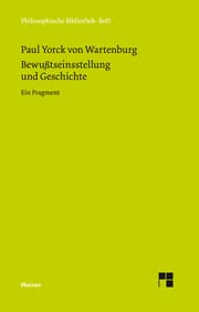 Cover von Bewusstseinsstellung und Geschichte