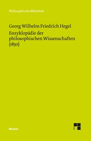 Cover von Enzyklopädie der philosophischen Wissenschaften im Grundrisse (1830)
