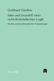 Cover von Idee und Grundriss einer nicht-Aristotelischen Logik