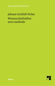 Cover von Wissenschaftslehre nova methodo