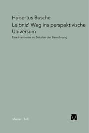 Cover von Leibniz' Weg ins perspektivische Universum