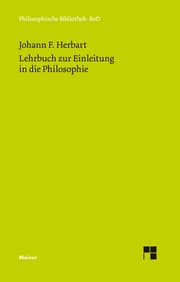 Cover von Lehrbuch zur Einleitung in die Philosophie