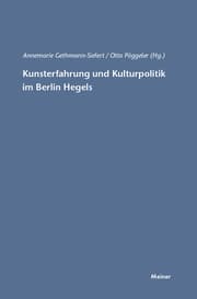 Cover von Kunsterfahrung und Kulturpolitik im Berlin Hegels